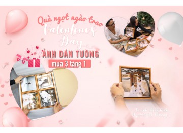 Quà ngọt ngào trao Valentine - Ảnh dán tường